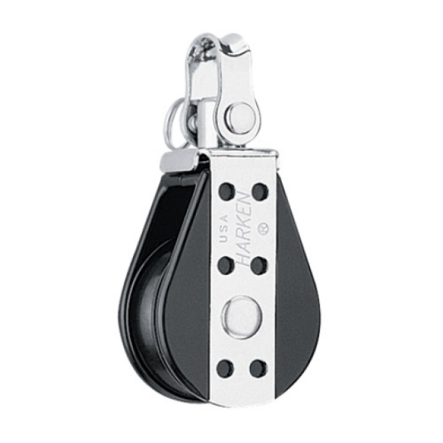 Harken 38mm Big Bullet  w/ Shackle Block