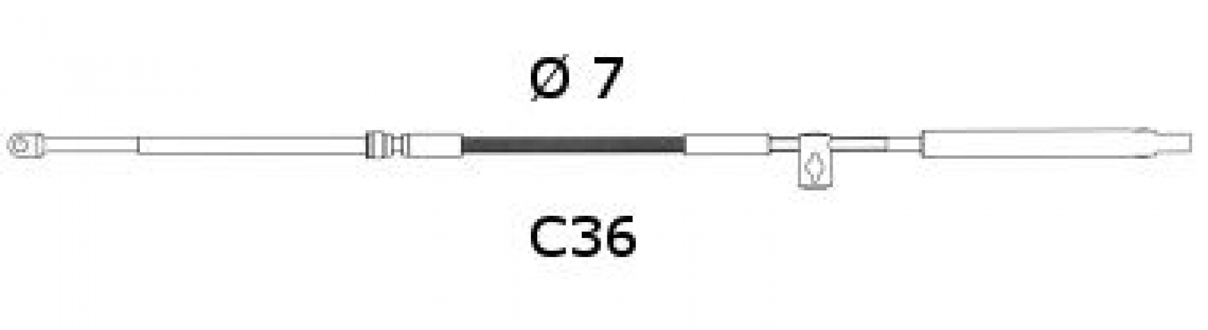 Ultarflex cabo comando C36