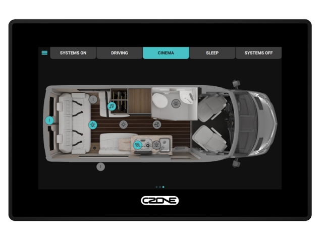 CZone Touch 7 Display Monotorização Eléctrico