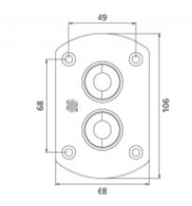 FLANGE DE ANTEPARA DUPLA